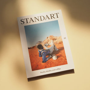 Standart Magazine on a background of pale yellow