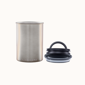 Airscape Stainless Steel Coffee Canister (7" Medium)