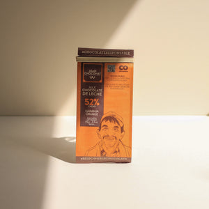 Juan Choconat Chocolate Bar 52% Roasted Cacao With Orange